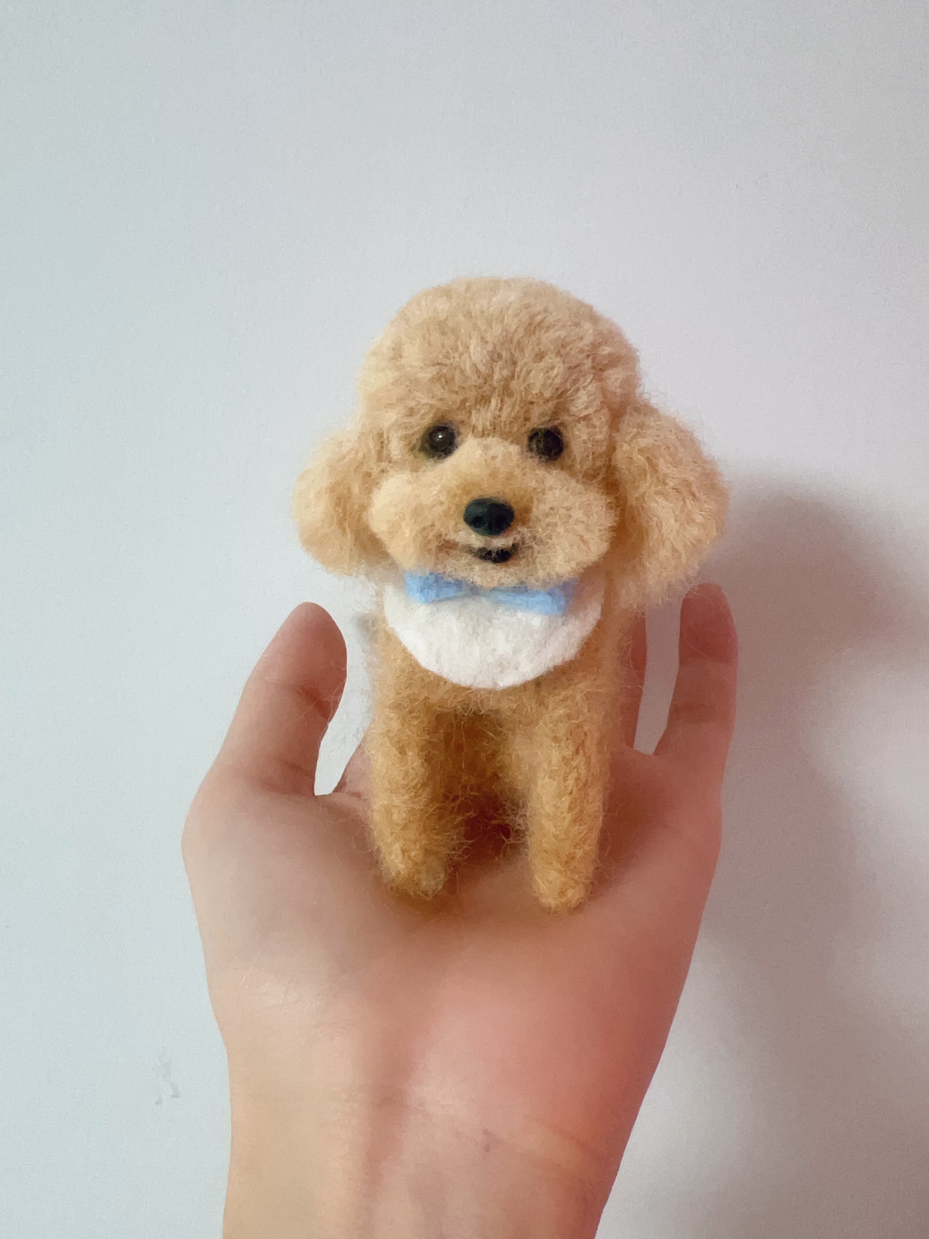 Custom 3D Wool Felt Dog Sculpture, Wool Felted Pet Replica, Needle Felted Pet, Mother's Day Gift, Pet Lover Gift, Pet Memorial